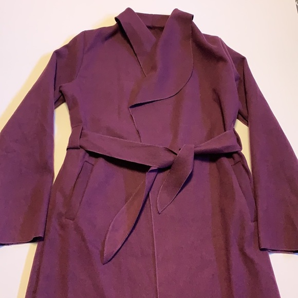 Vintage Long Thin Purple Coat - Women’s Size Small - Picture 2 of 8